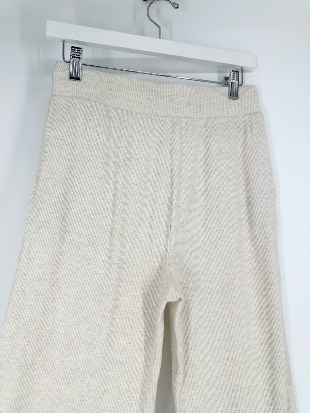 Nuuds Thermal Waffle Knit Matching Set Crop Long Sleeve - Picture 5 of 11